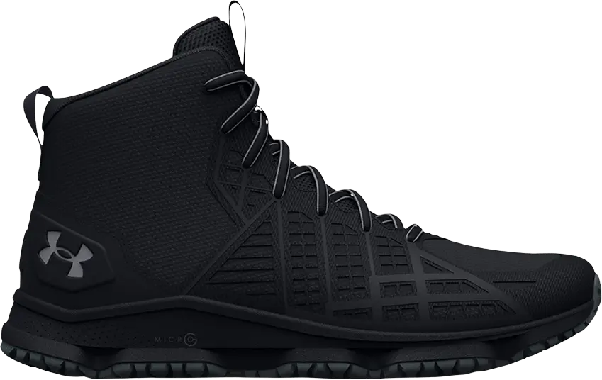  Under Armour Micro G Strikefast Mid &#039;Black Pitch Grey&#039;