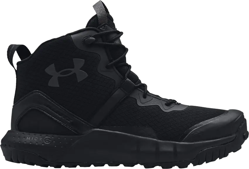  Under Armour Micro G Valsetz Zip Mid Tactical Boots &#039;Black Jet Grey&#039;