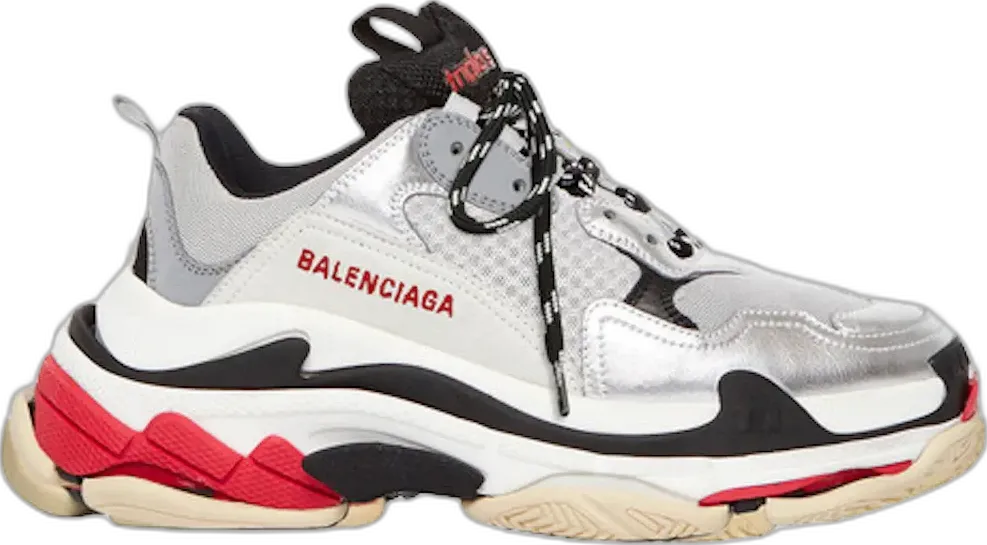  Balenciaga Triple S Silver Black 2019