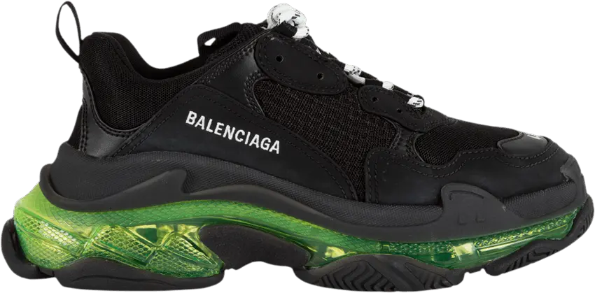  Balenciaga Triple S Sneaker &#039;Black Yellow Fluo&#039;