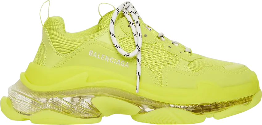  Balenciaga Triple S Sneaker &#039;Clear Sole - Fluo&#039;