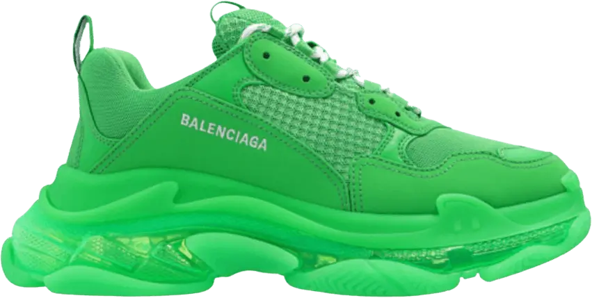  Balenciaga Triple S Sneaker &#039;Clear Sole - Green&#039;