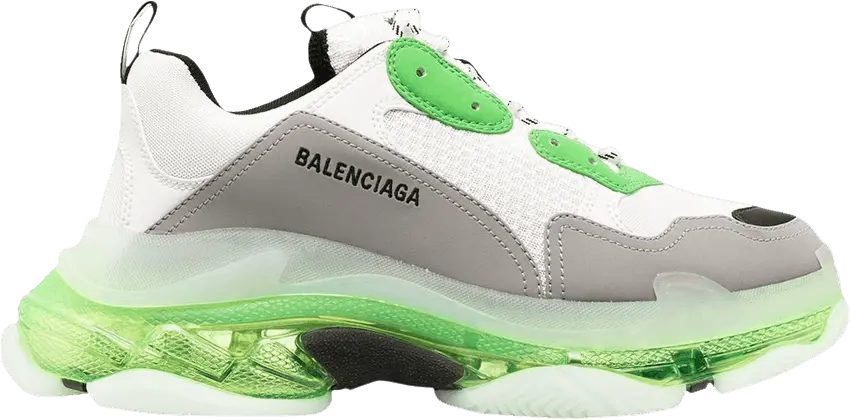  Balenciaga Triple S Sneaker &#039;Clear Sole - White Green&#039;