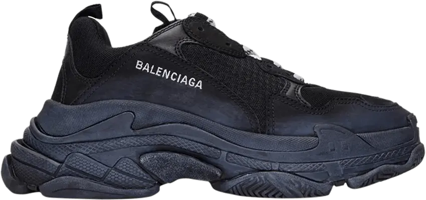  Balenciaga Triple S Sneaker &#039;Distressed Black&#039;