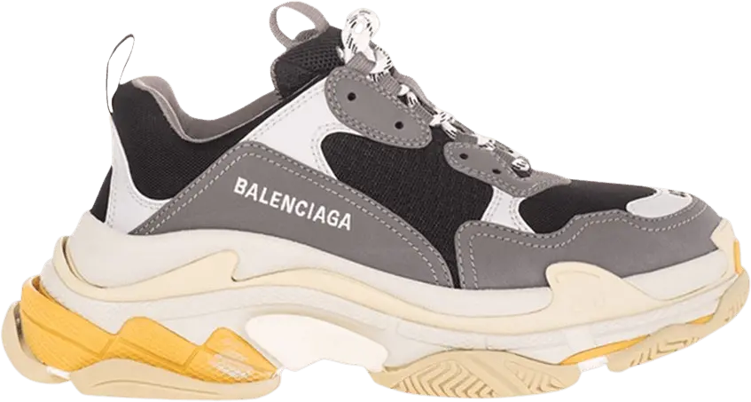  Balenciaga Triple S Sneaker &#039;Grey Yellow&#039;