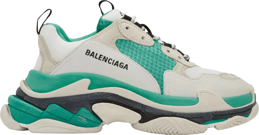  Balenciaga Triple S Sneaker &#039;White Green&#039;