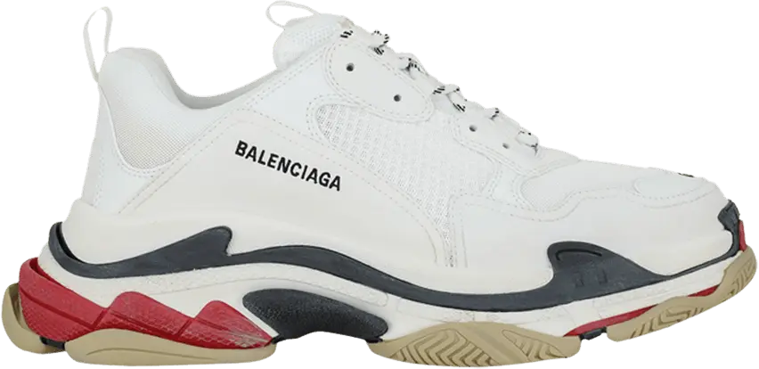  Balenciaga Triple S Sneaker &#039;White Red&#039;