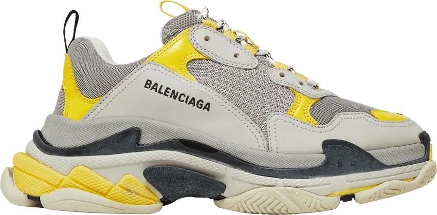  Balenciaga Triple S Sneaker &#039;Yellow Grey&#039; 2019