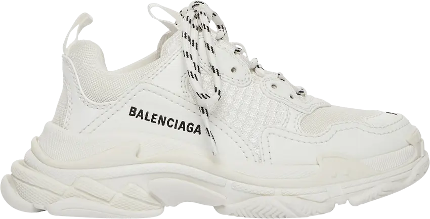  Balenciaga Triple S Sneaker Kids &#039;White&#039;