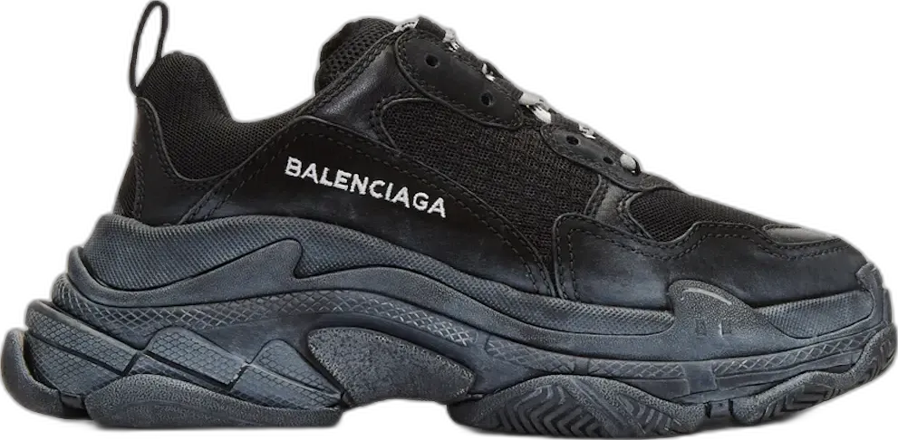  Balenciaga Triple S Triple Black (Women&#039;s)