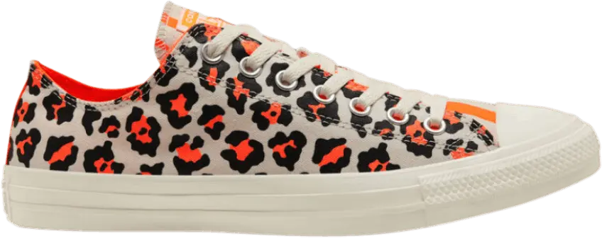  Converse Chuck Taylor All Star Low &#039;Twisted Archive Print - Leopard&#039;