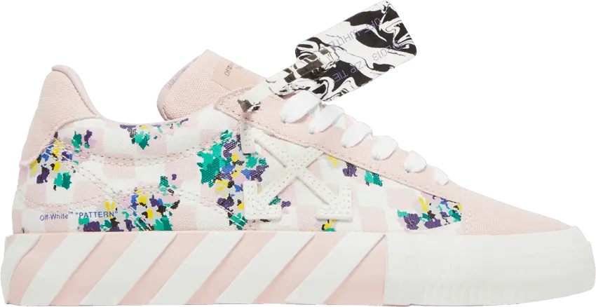  Off-White Wmns Vulc Sneaker &#039;Pink Checkerboard Floral&#039;