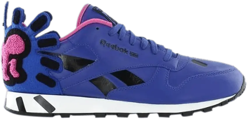  Reebok Keith Haring x Classic Leather Lux &#039;Vital Blue Pink&#039;