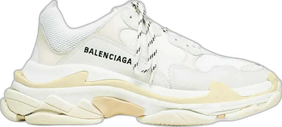  Balenciaga Triple S White 2019