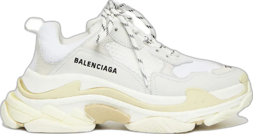  Balenciaga Triple S White 2019 (Women&#039;s)