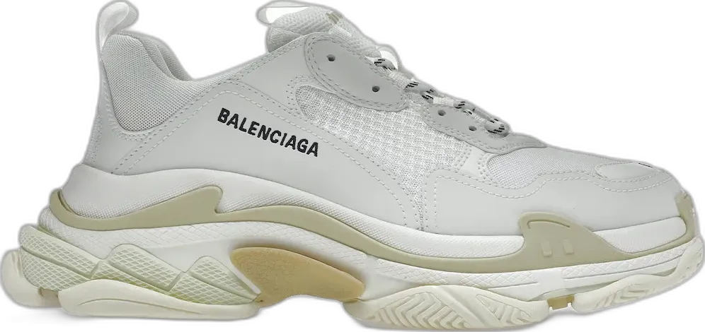  Balenciaga Triple S White Tan