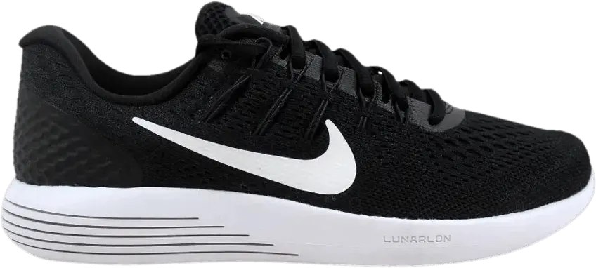  Nike Lunarglide 8 Black White (Women&#039;s)