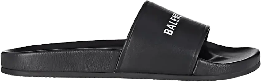  Balenciaga Wmns Classic Logo Slide &#039;Black&#039;