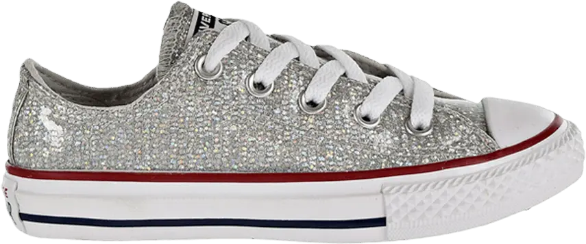  Converse Chuck Taylor All Star Low GS &#039;Silver Glitter&#039;