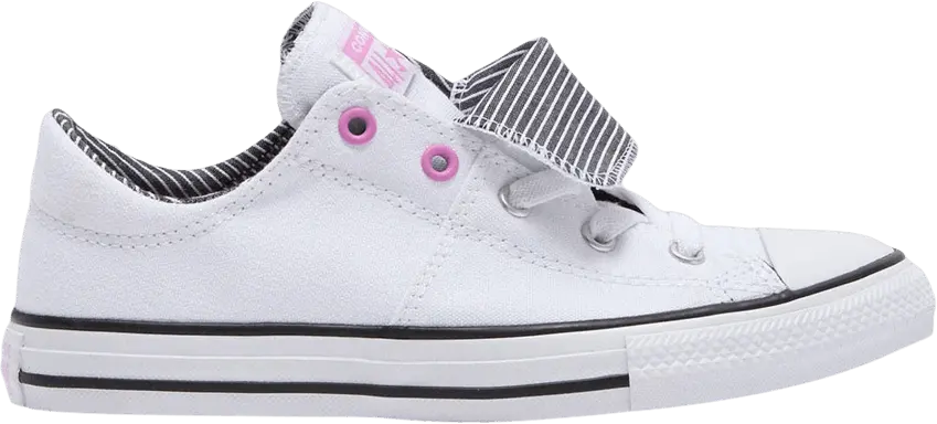  Converse Chuck Taylor All Star Maddie Slip-On GS &#039;White Peony Pink&#039;