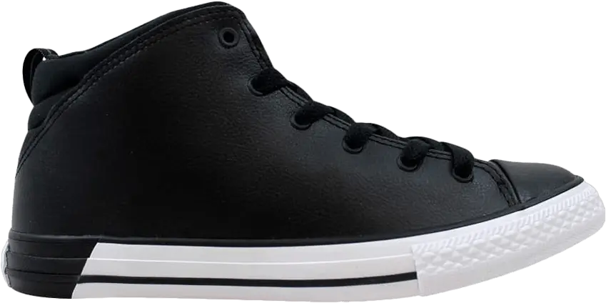  Converse Chuck Taylor All Star Mid GS &#039;Black White&#039;