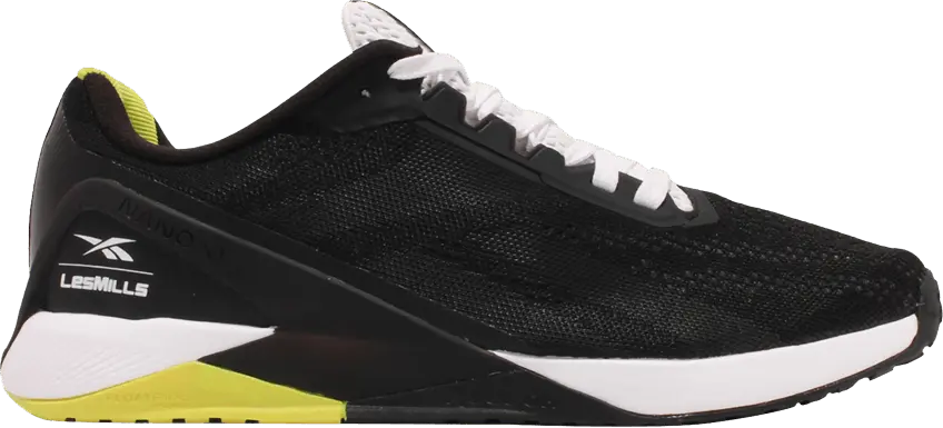  Reebok Les Mills x Nano X1 &#039;Black Acid Yellow&#039;