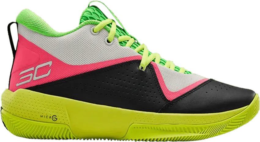 Under Armour SC 3Zero 4 &#039;White High-Vis Yellow&#039;