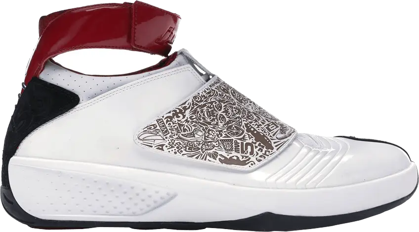  Air Jordan 20 OG &#039;White Varsity Red&#039; B-Grade