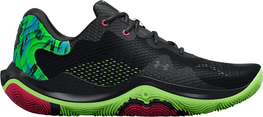 Under Armour Spawn 4 Printed &#039;Black Quirky Lime&#039;