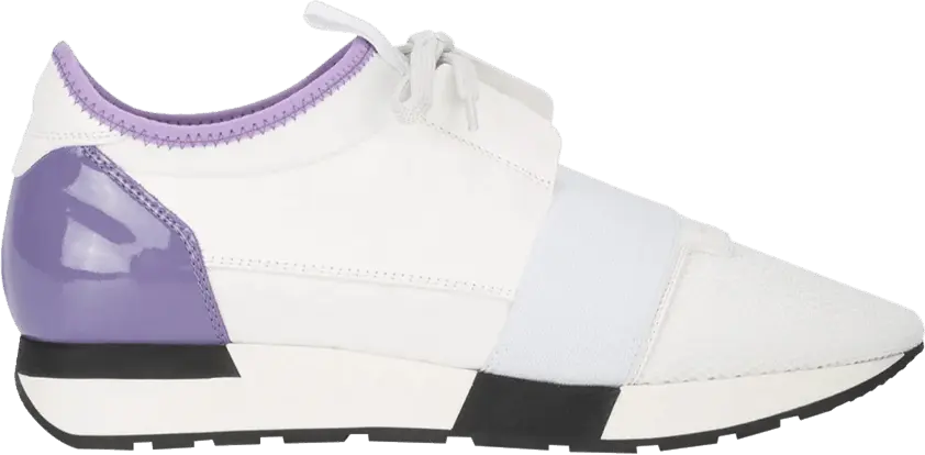  Balenciaga Wmns Race Runner &#039;White Lilac&#039;