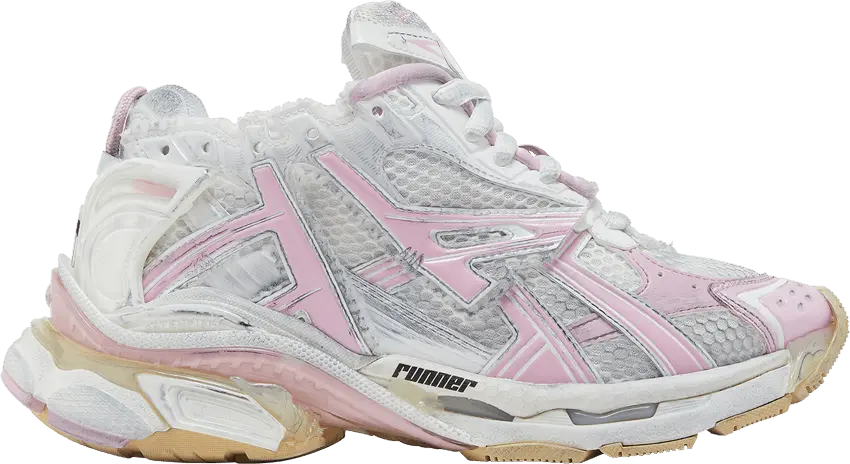  Balenciaga Wmns Runner Sneaker &#039;White Pink&#039;