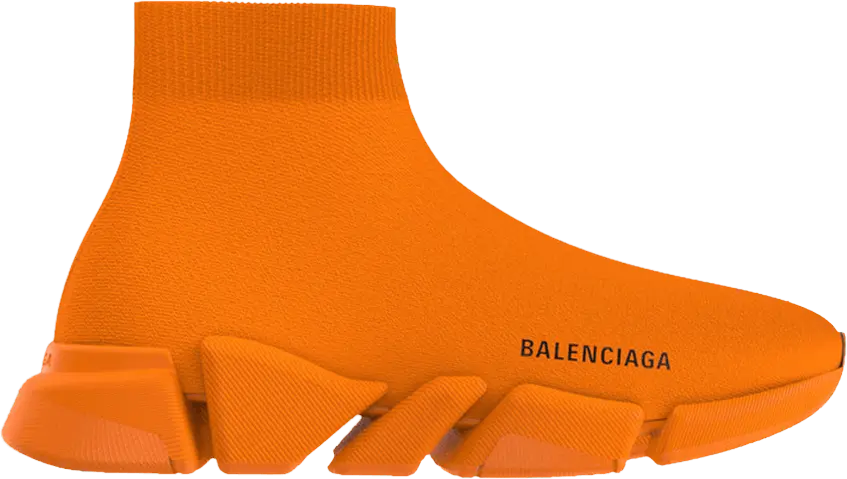  Balenciaga Wmns Speed 2.0 Sneaker &#039;Neon Orange&#039;