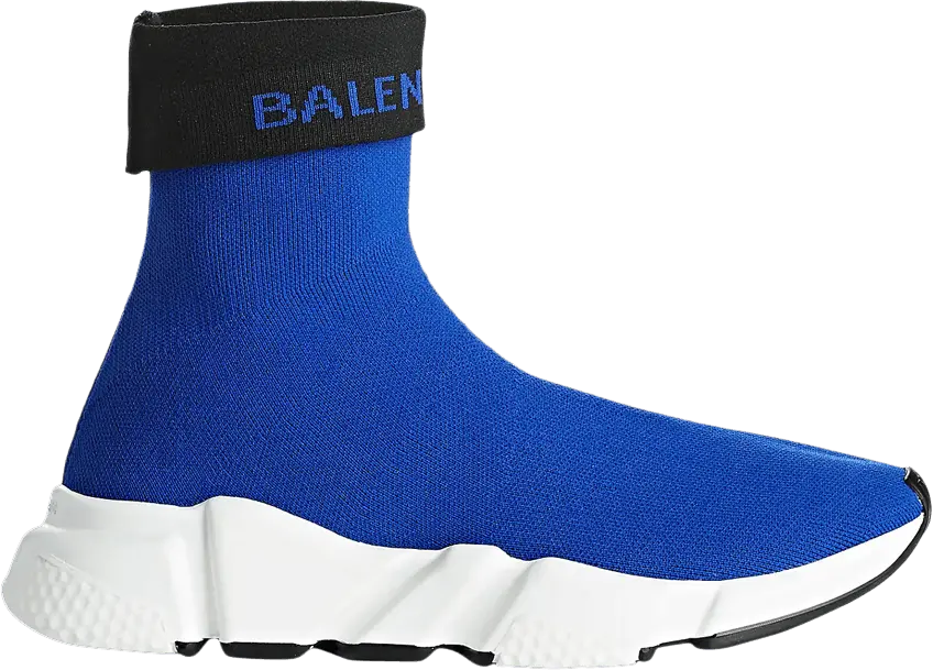  Balenciaga Wmns Speed Knit &#039;Blue&#039;