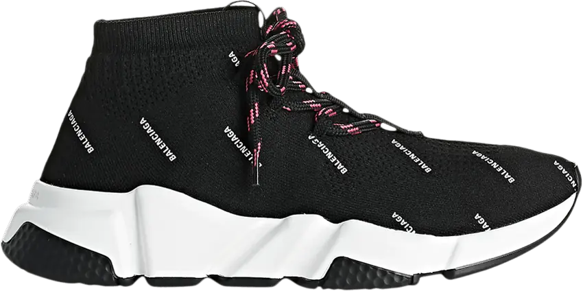  Balenciaga Wmns Speed Knit &#039;Logo Print&#039;