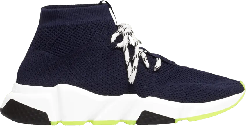  Balenciaga Wmns Speed Lace Up &#039;Navy&#039;