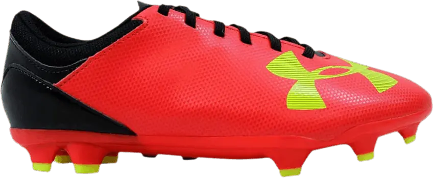  Under Armour Spotlight DL FG Jr &#039;True Rouge Heavy Yellow&#039;