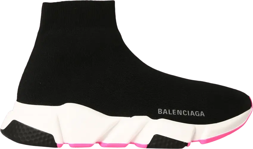  Balenciaga Wmns Speed Sneaker &#039;Black Fuchsia&#039;