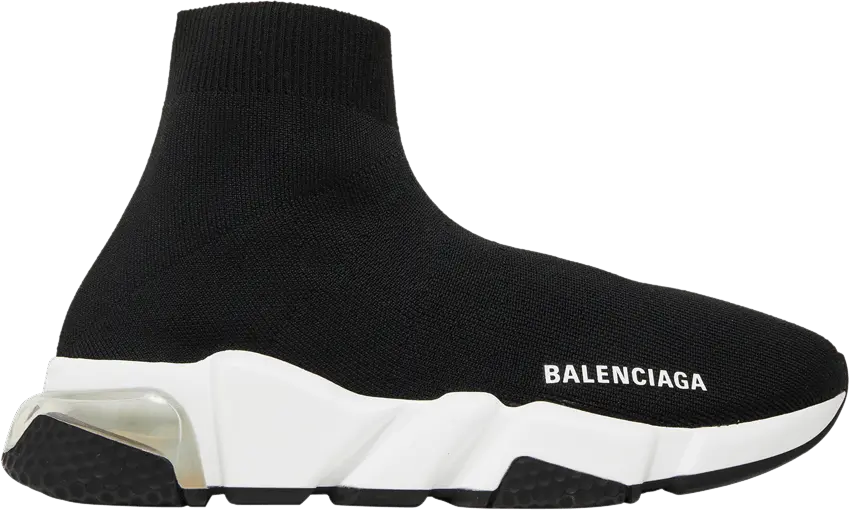  Balenciaga Wmns Speed Sneaker &#039;Clear Sole - Black&#039;