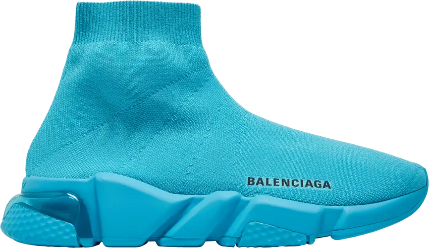  Balenciaga Wmns Speed Sneaker &#039;Clear Sole - Light Blue&#039;