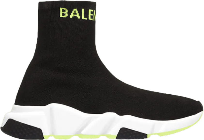  Balenciaga Wmns Speed Trainer &#039;Black Neon&#039;