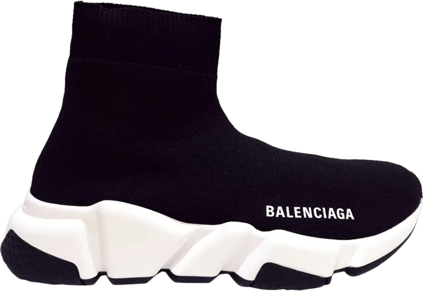  Balenciaga Wmns Speed Trainer &#039;Black White&#039; 2019