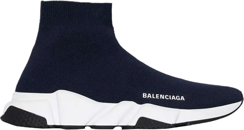  Balenciaga Wmns Speed Trainer &#039;Navy&#039;