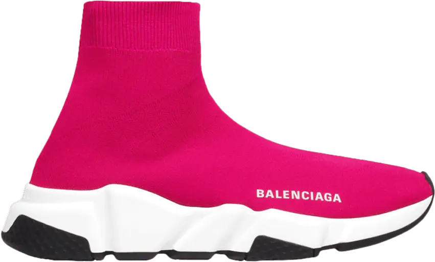  Balenciaga Wmns Speed Trainer &#039;Rose Fluo&#039; 2019