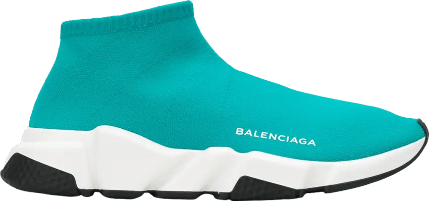  Balenciaga Wmns Speed Trainer Low &#039;Turqoise&#039;