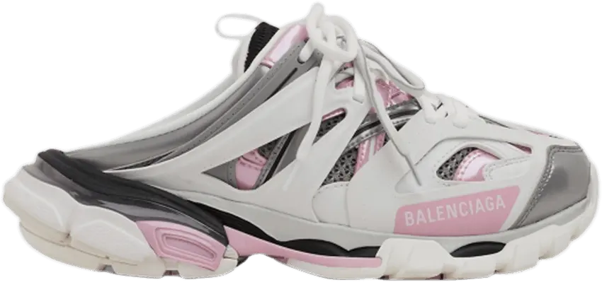  Balenciaga Wmns Track Mule &#039;White Pink&#039;