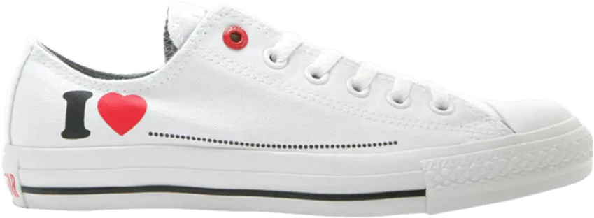  Converse Chuck Taylor All Star Ox &#039;White Black Red&#039;