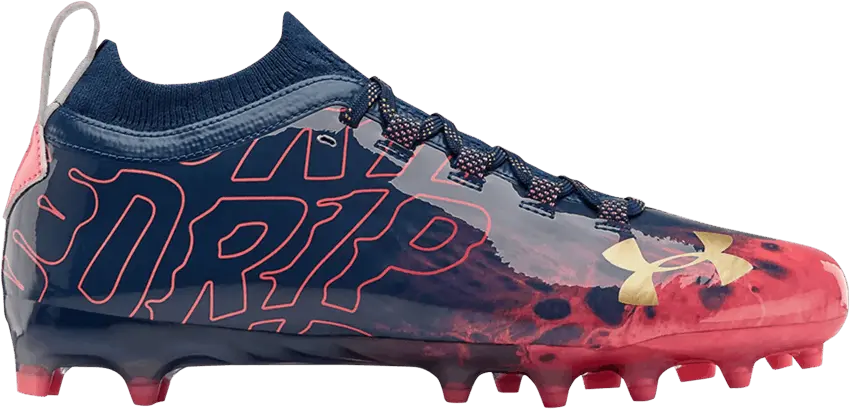 Under Armour Spotlight Lux LE &#039;Drip - Blackout Navy Peach Horizon&#039;