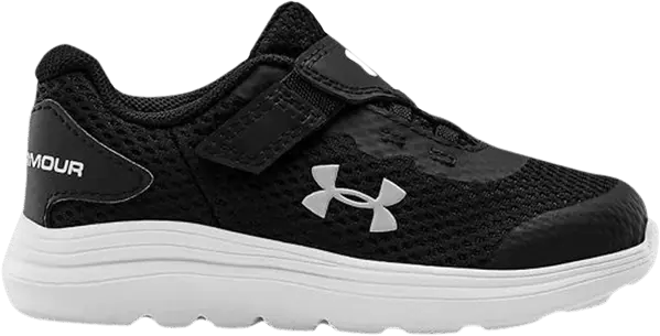  Under Armour Surge 2 AC Infant &#039;Black White&#039;