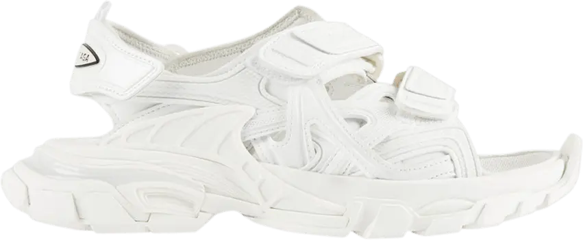  Balenciaga Wmns Track Sandal &#039;Triple White&#039;