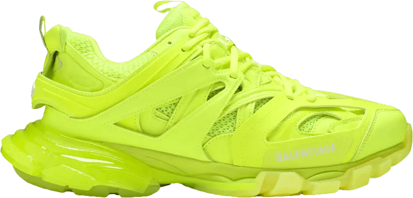  Balenciaga Wmns Track Sneaker &#039;Clear Sole - Fluo&#039;